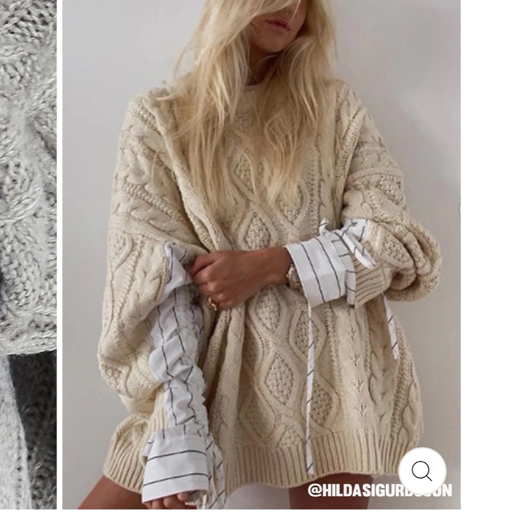 STORETS Sadie Shirt Knit Sweater